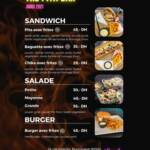 Menu The pita bar Agadir June 2023 554121